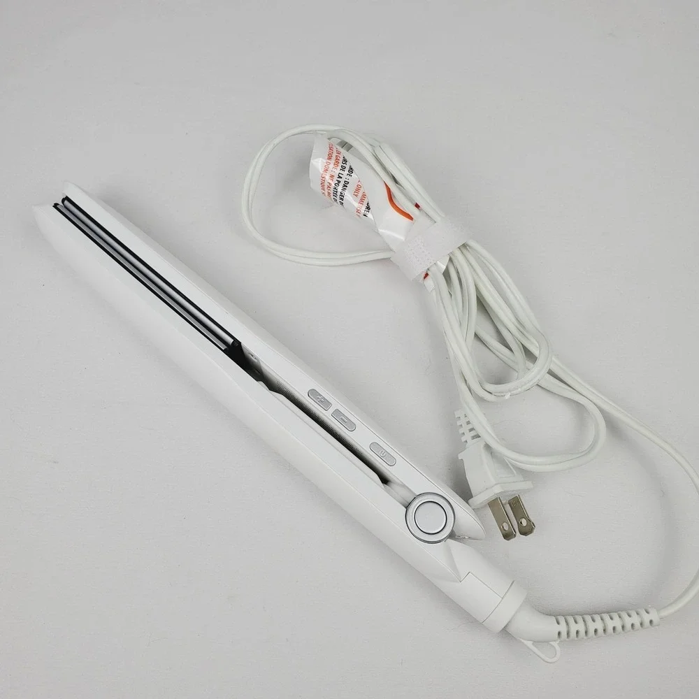 MONAT White Ionic Flat Iron Hair Straightener Ceramic 1